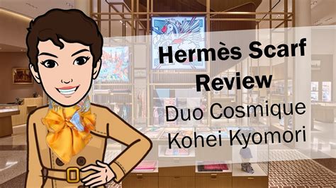 Hermès Fall Winter 2021 Scarf Review: Duo Cosmique 90 by